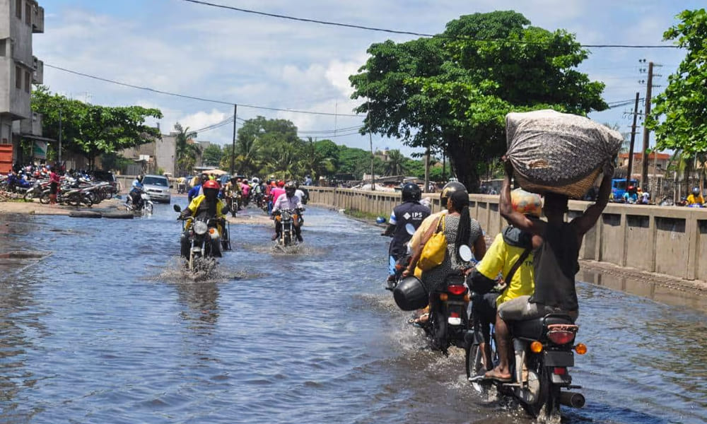 Inondation a cotonou